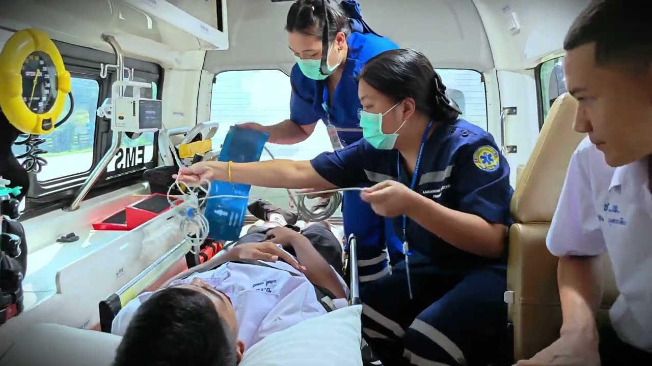 สภ.อ่าวนาง ซักซ้อมแผนเผชิญเหตุ นักเรียนทะเลาะวิวาทต่อเนื่องสถานพยาบาล