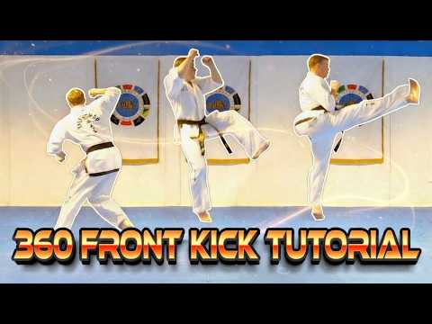 Taekwondo 360 Front Kick Tutorial (Tornado Set) | GNT How to