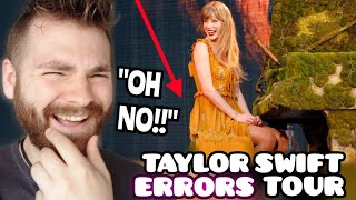 First Time REACTING to Taylor Swift ERRORS TOUR | TikTok Eras Tour Edition | REACTION