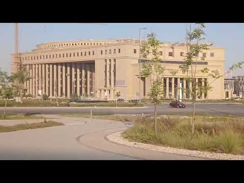 اهم ميدان في العاصمة الإدارية ميدان الحي الماليهو المكان اللي مصر سوف تدار منه اهلا بالمستثمرين و