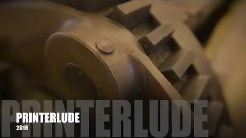 PRINTERLUDE 2016 | with Harry Reese