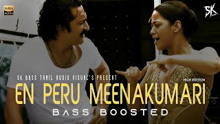 En Peru Meenakumari | bass boosted | Kanthaswamy | Vikram | Devi Sri Prasad | High Edition |SK Atmos