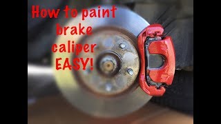 How to Paint Brake Caliper Fast and Easy!