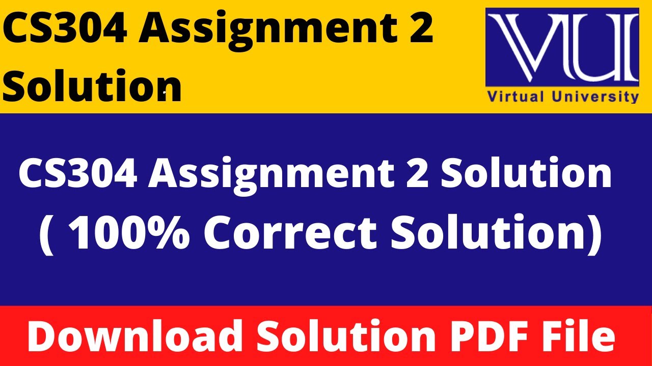 cs304 assignment 2 solution 2023 download