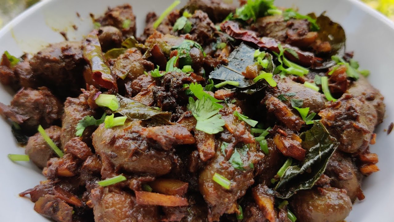 Chicken Hearts Chukka. Chicken Hearts traditionally cooked and made