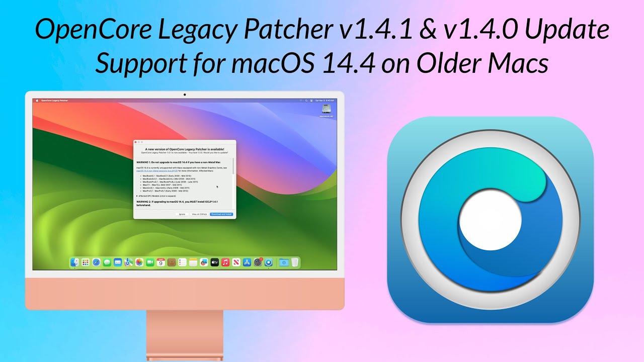 OCLP 1.4.1 & OCLP 1.4.0 Update: Non-Metal GPU Warning, Bug Fixes, How to Update & What's New?