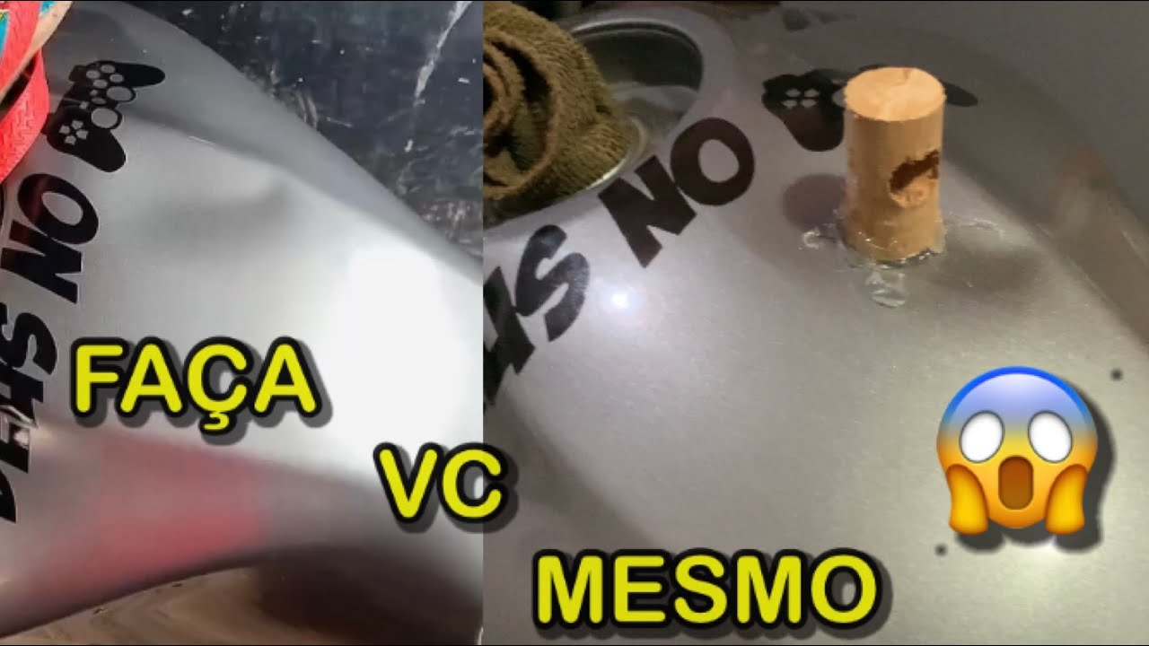 COMO DESAMASSAR O TANQUE DA SUA MOTO GASTANDO 6 REAIS /FORMA CASEIRA/ 😎