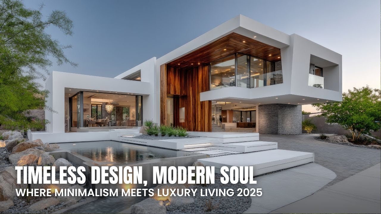 Elegant Modern Home Design 2025 Minimalist Architecture & Luxury Living ...