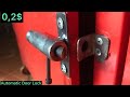 Chốt Cửa Tự Đóng Đơn Giản , Dễ Làm | Automatic Door Lock | Kỹ nghệ sắt linh