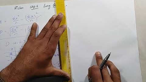 10th class math chapter# 6 standard daviation and variance