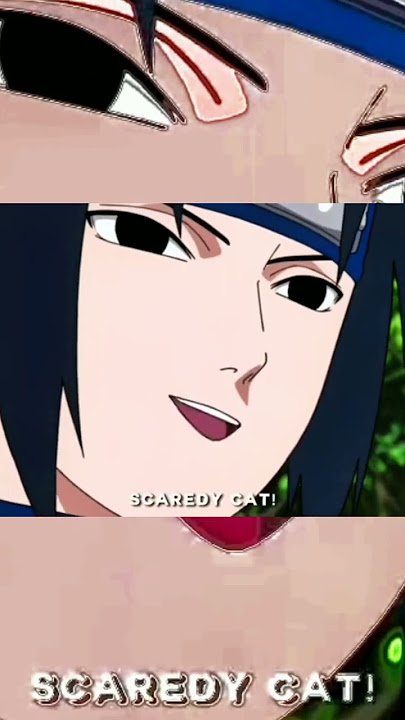 YOO! ARE U HURT? SCAREDY CAT☠️#naruto