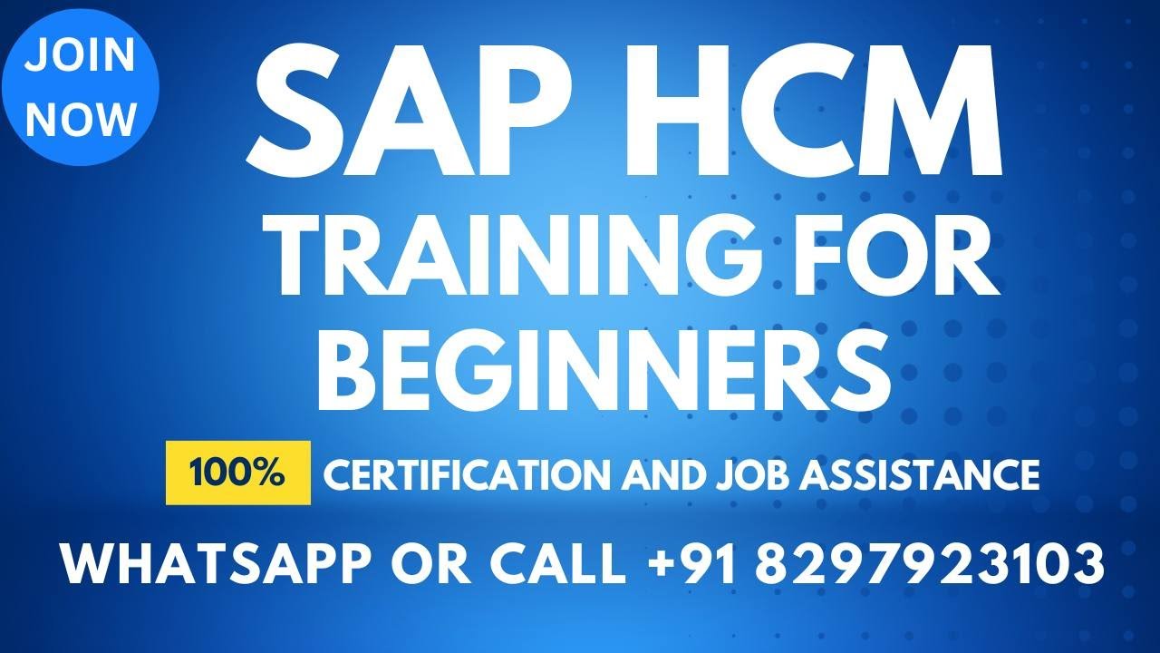 SAP HCM Training for beginners Call or What'sApp +91 8297923103. - YouTube