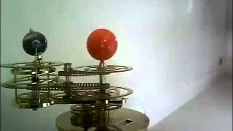 scale model of solar system,Build a Model Earth Moon & Sun Orbiter