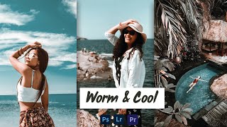 Warm & Cool Tropical Color Grading in Photoshop #photoshop #photoshoptutorial #colorgrading screenshot 4