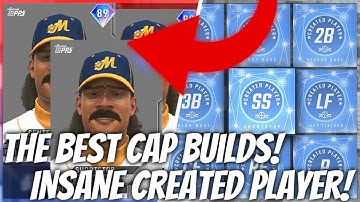 The BEST Created Player Builds You NEED To Make! INSANE CAP! MLB The Show 20 Diamond Dynasty