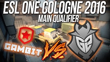G2 vs Gambit | Map 1 (Train) ESL One Cologne 2016 Qualifier (12.06.2016)