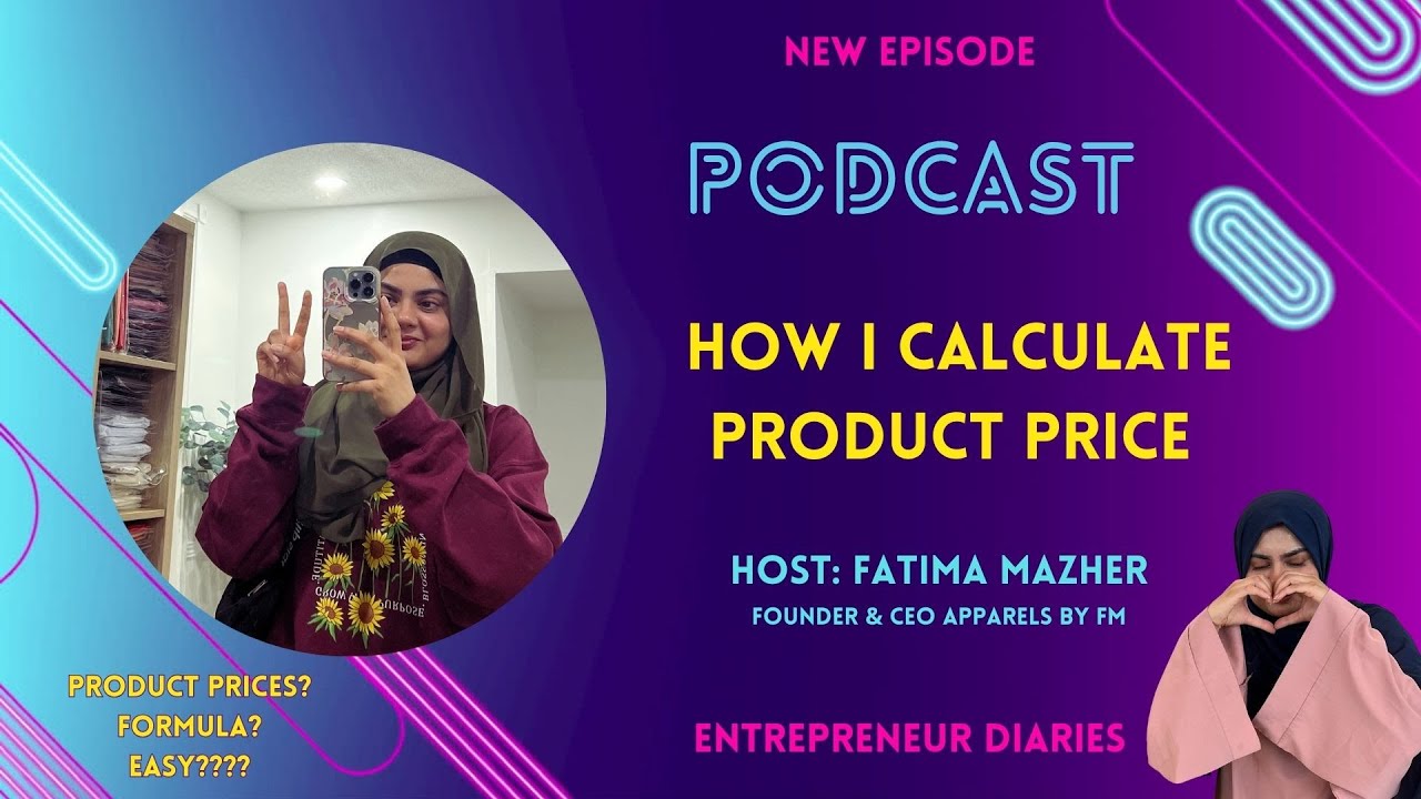 How I Calculate Product Price For My Modest Fashion Brand With A Simple Formula Entrepreneur Diaries