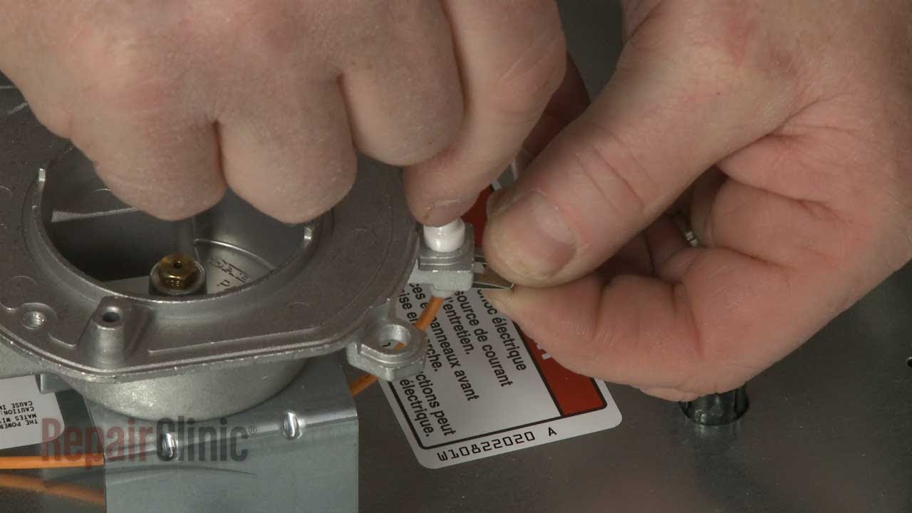 Whirlpool Gas Cooktop Spark Electrode Retainer Replacement 8286863