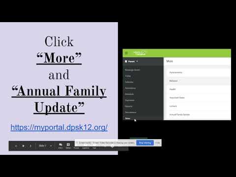 How to Complete The DPS Annual Family Update