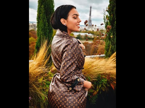 Georgina Rodriguez muse of the luxury brand Louis Vuitton 😍 #fashion #lvmh #georgina #model #cr7