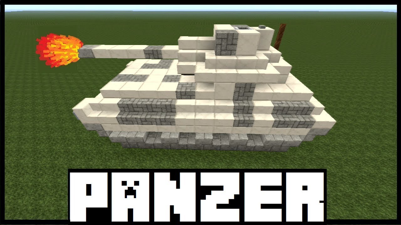 Minecraft Tutorials - Panzer + Dauerfeuer with Redstone | Hard Vikings ...