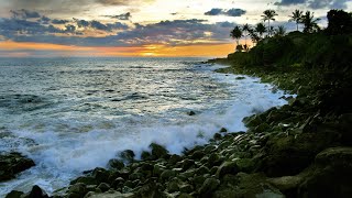 A Day At Waimea Bay, North Shore Oahu - Rock Running, Rock Jump, Sunset Stills