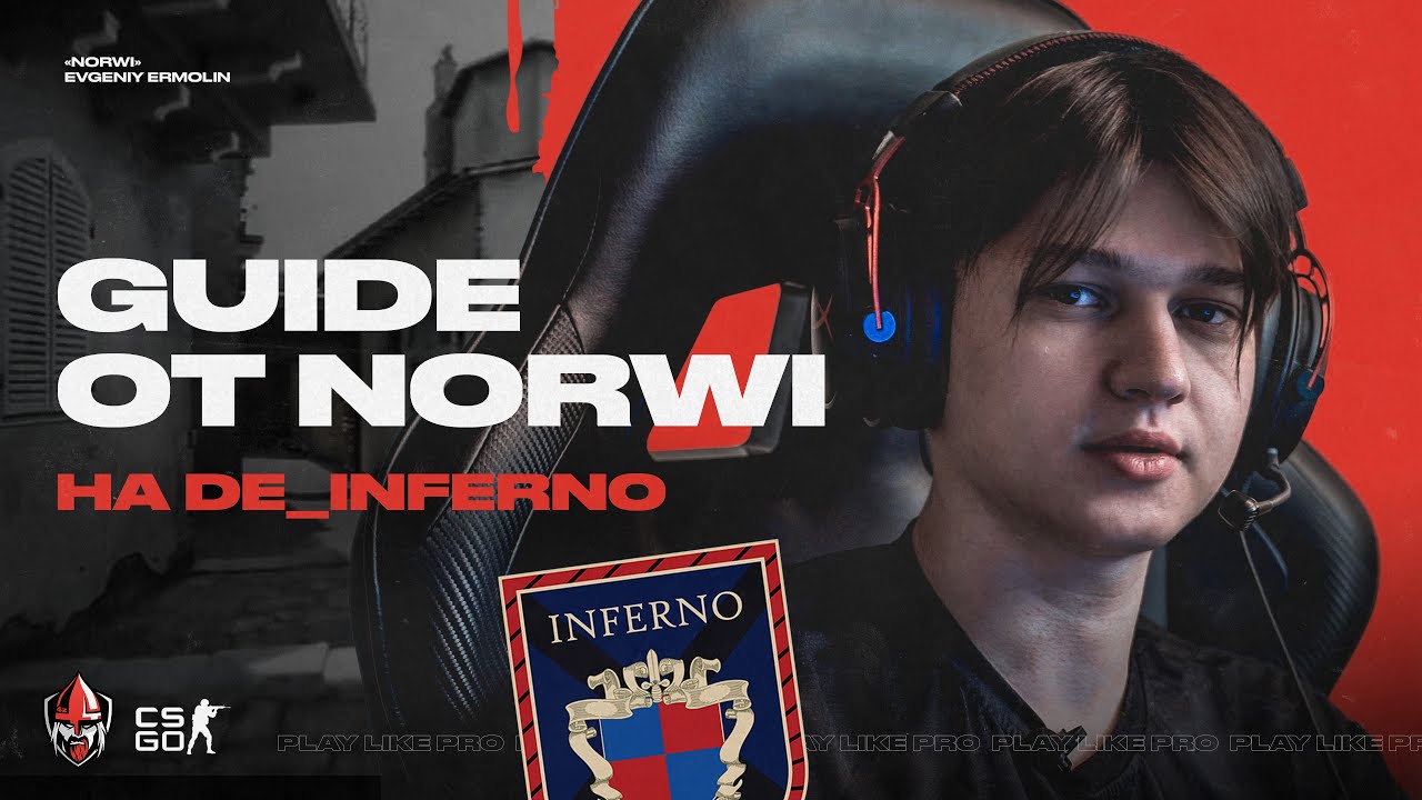 ГАЙД от NORWI - ОТЫГРЫШ БАНАНА на DE_INFERNO | FORZE CS:GO