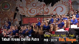 PKB 2019, Tabuh Kreasi Darma Putra, Gong Kebyar Anak - Anak, Duta Kab. Gianyar - Bali