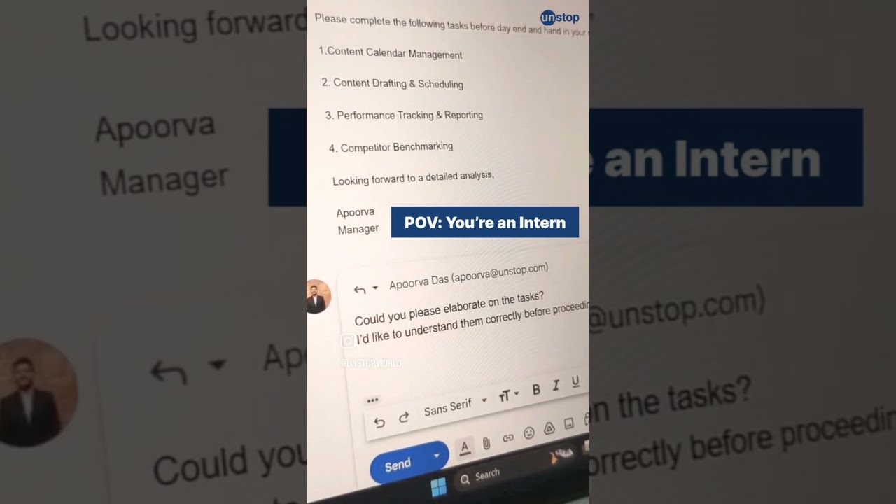 POV You Re An Intern