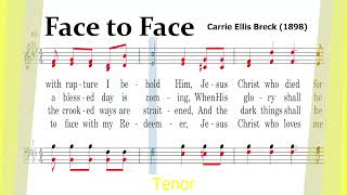 Face to Face - Tenor Vocals