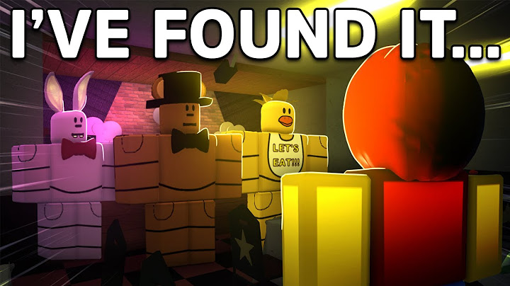 I WAS WRONG ABOUT THE FIRST FNAF GAME ON ROBLOX...