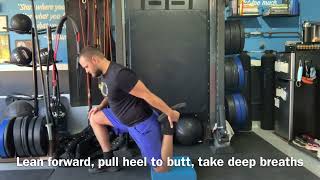 Half Kneeling Hip Flexor Quad Stretch