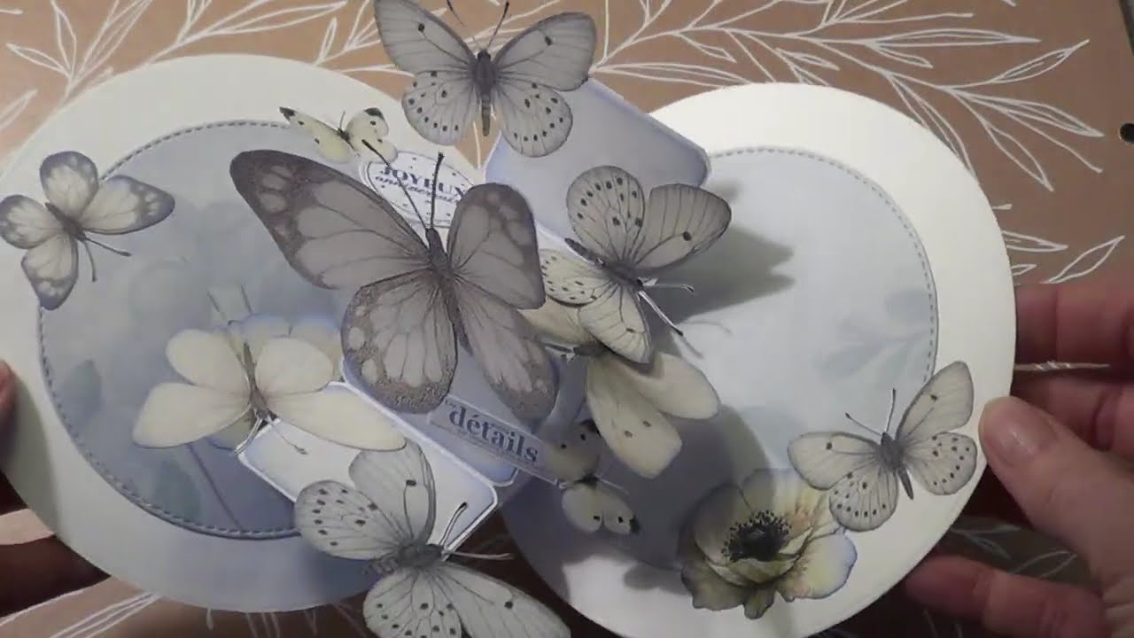 carte ronde et twist en diagonale pour un anniversaire