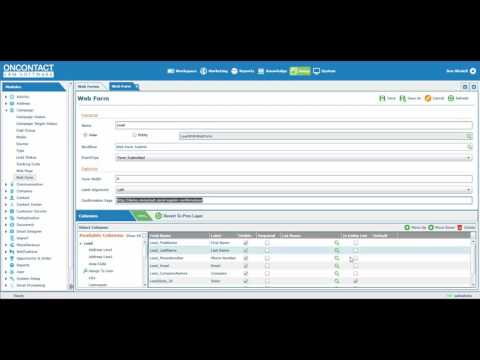 OnContact CRM - Web Form Integration
