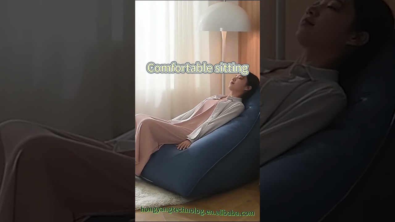 Triangle lazy susan bean bag