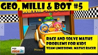 Team Umizoomi Maths Racer#5: Watch Geo Milli & Bot Race and Solve Maths in a Custom Racer screenshot 4