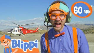 Blippi Explores a Firefighting Helicopter! | Educational Videos for Kids
