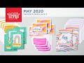 Unboxing the May 2020 Paper Pumpkin Kit (Sold Out). Facebook LIVE Replay May 18, 2020