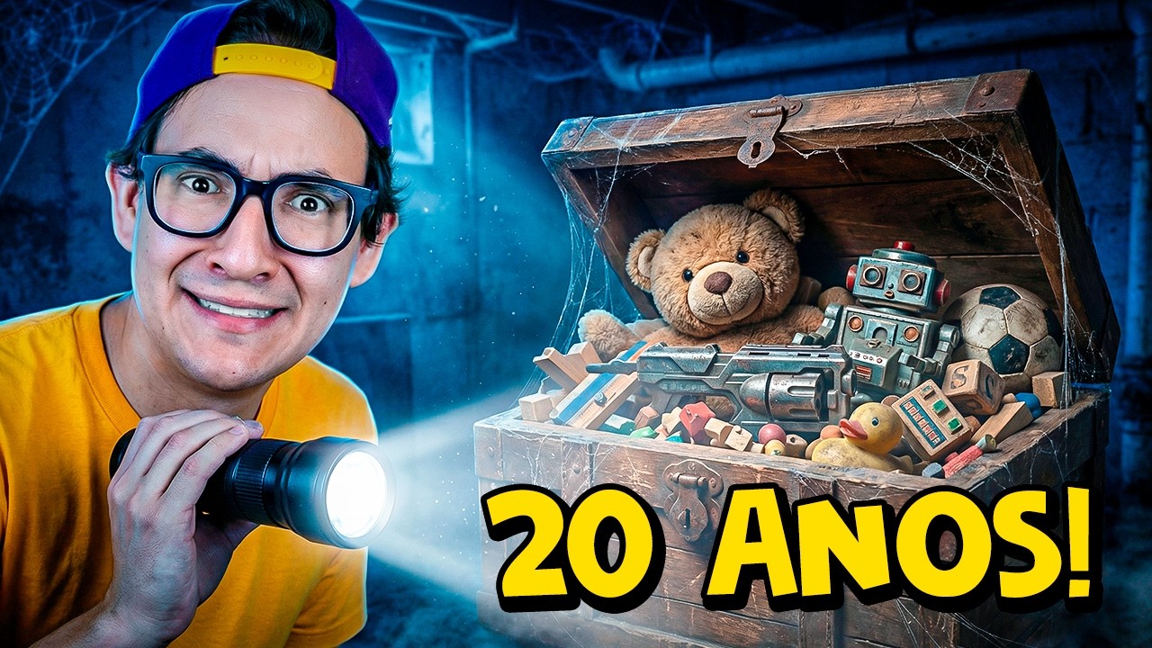 NÃO ACREDITO NO QUE ENCONTREI NESSA CAIXA DE 20 ANOS!