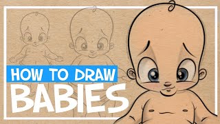 How To Draw Bodies // Baby Edition: CARTOONING 101 #13