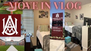 COLLEGE MOVE IN VLOG: alabama a&m university, new dorms, moving vlog, hbcu move in day, dorm tour