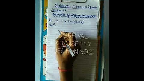 Differential equation ex 11.1  pdf link on description box .Bs grewal higher engineering mathematics