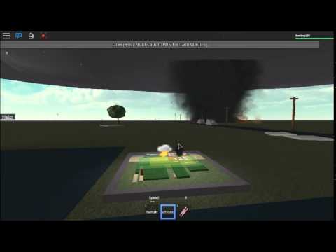 Roblox Tornado Warning Tornado Destroys Weather Station Youtube - tornado warning roblox id