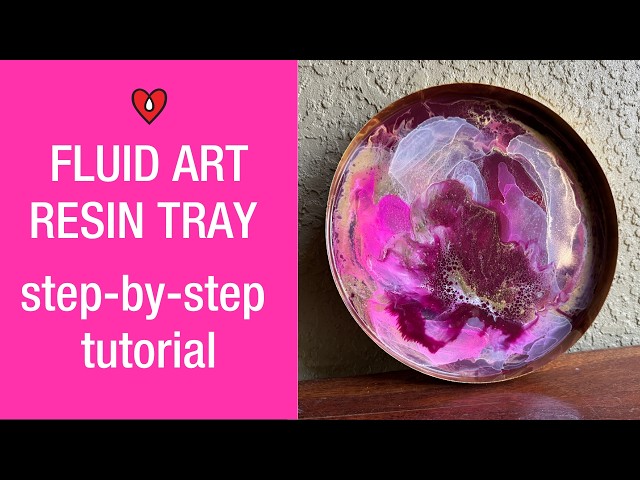 Thumbnail for How to Make a Fluid Art Resin Tray (Epoxy Resin Tutorial)