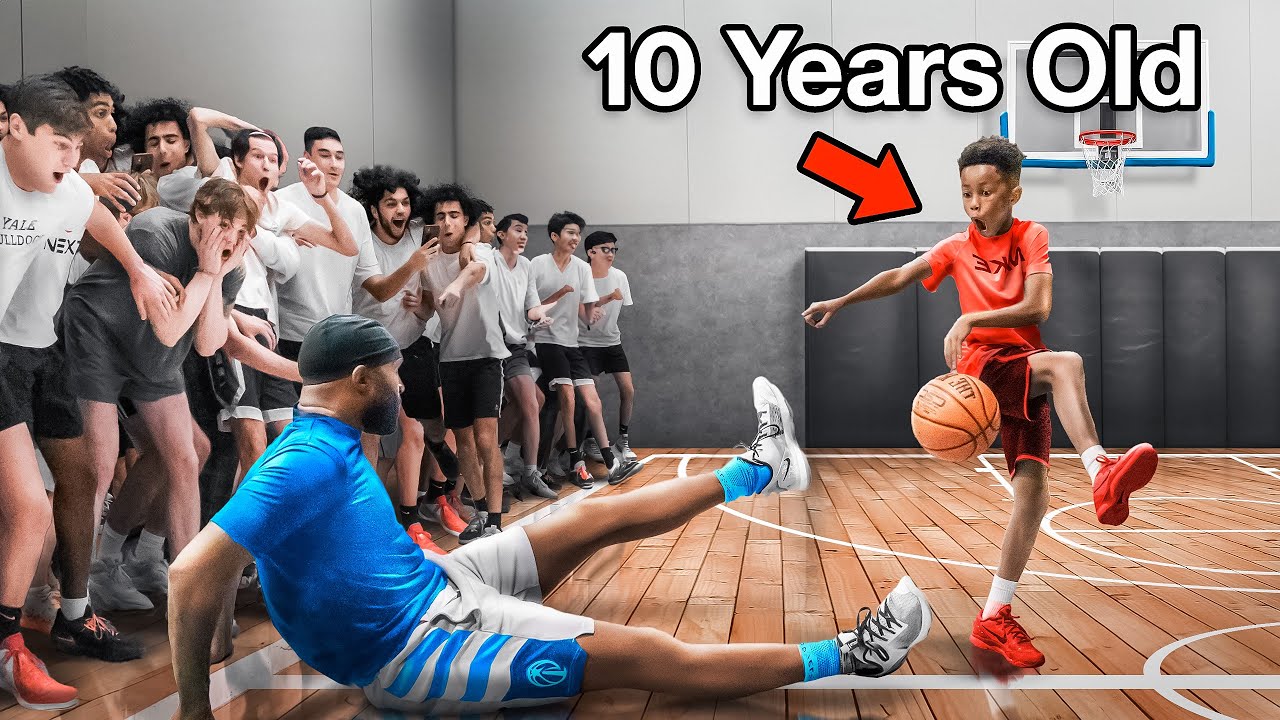 ⁣Young Basketball Players vs. Adults | Prodigies in the Making