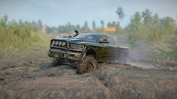 SnowRunner Mod Review | Mega Cab HD - Standard Version - 2021 Dodge RAM 3500 HD!