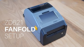 Rental Product Support/Setup: ZD621 Loading Fanfold Calibration and Badge Loading