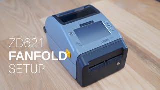 Rental Product Support/Setup: ZD621 Loading Fanfold Calibration and Badge Loading