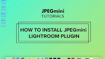 JPEGmini Tutorial: How To Install The JPEGmini Lightroom Plugin