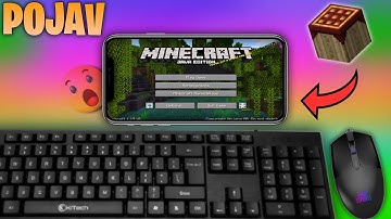PLAYING 🤩 Minecraft Java Edition In Mobile With Keyboard And Mouse ! 🤯 | Pojavlauncher ❤️